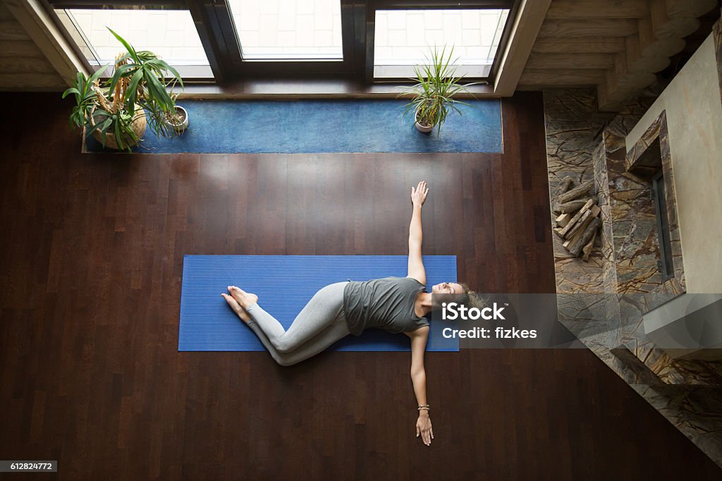 Reclined Twist for stress and anxiety